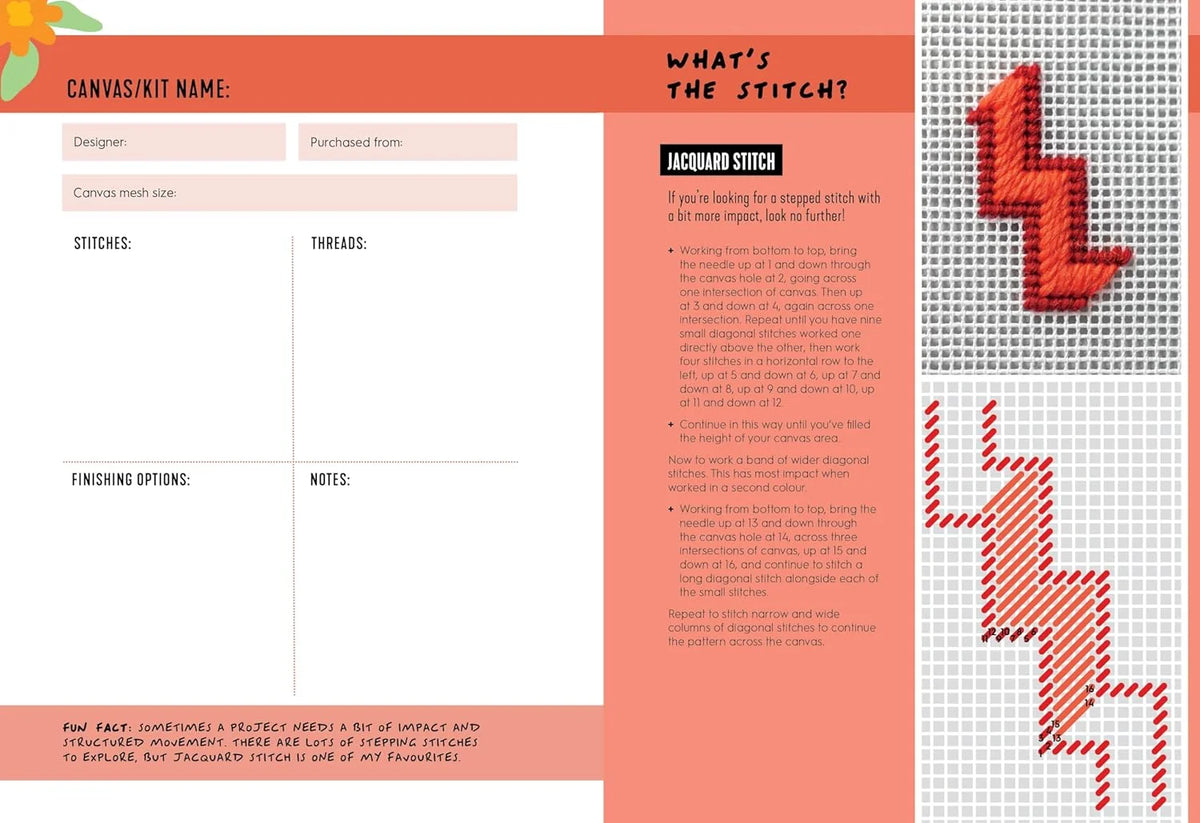 πͺ‘π Needlepoint Journal by Emma Homent β Keep Track of Every Stitch! π§΅β¨