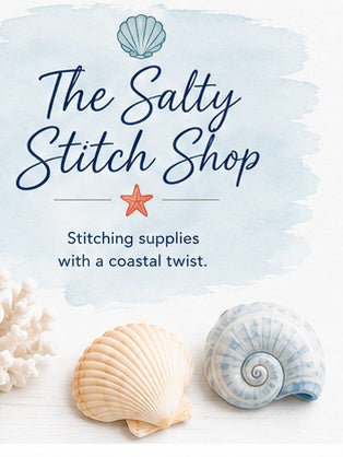Coastal Stitch Stash Keychain- Magnetic Needle & Tool Case