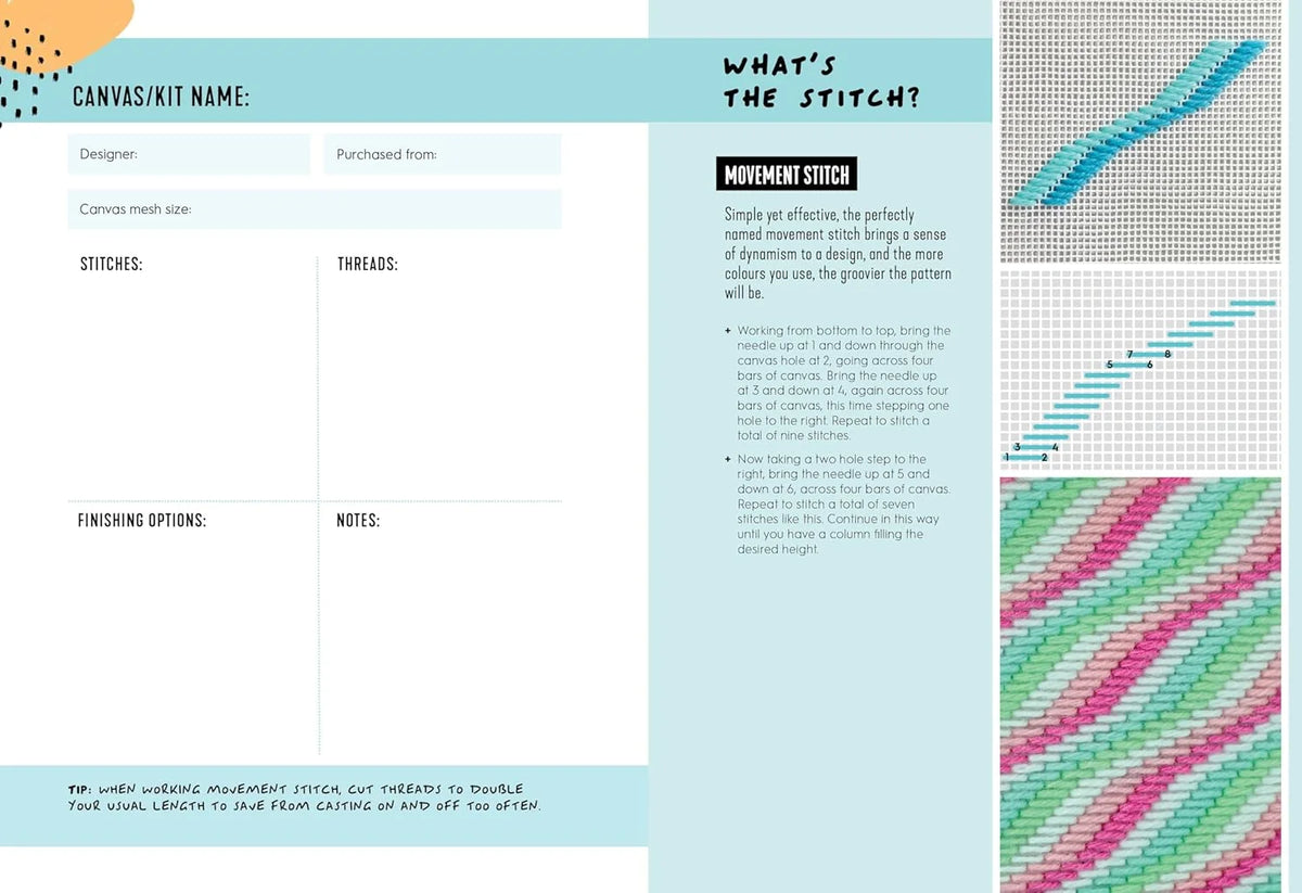 🪡💕 Needlepoint Journal by Emma Homent — Keep Track of Every Stitch! 🧵✨