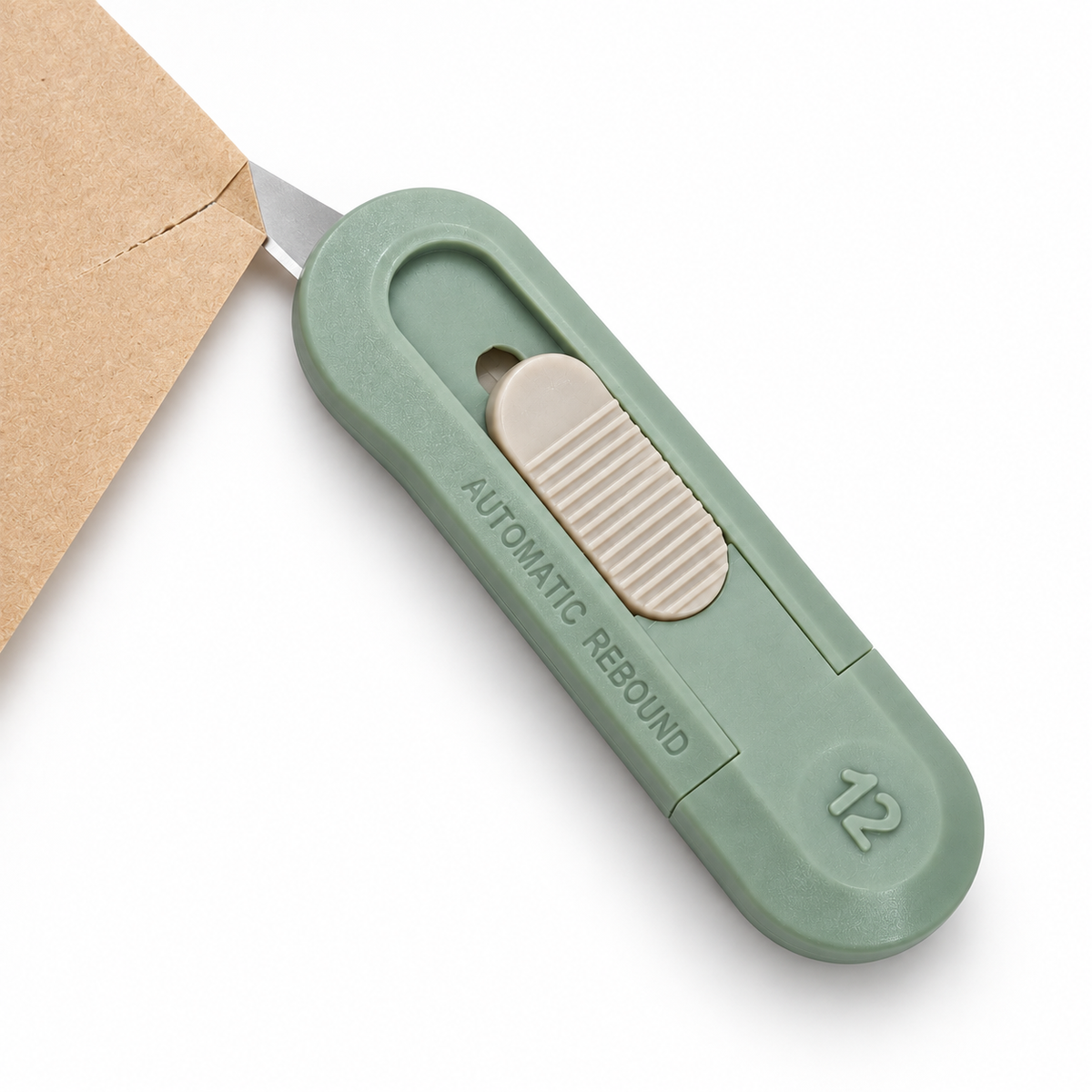 Automatic-Rebound Retractable Utility Knife