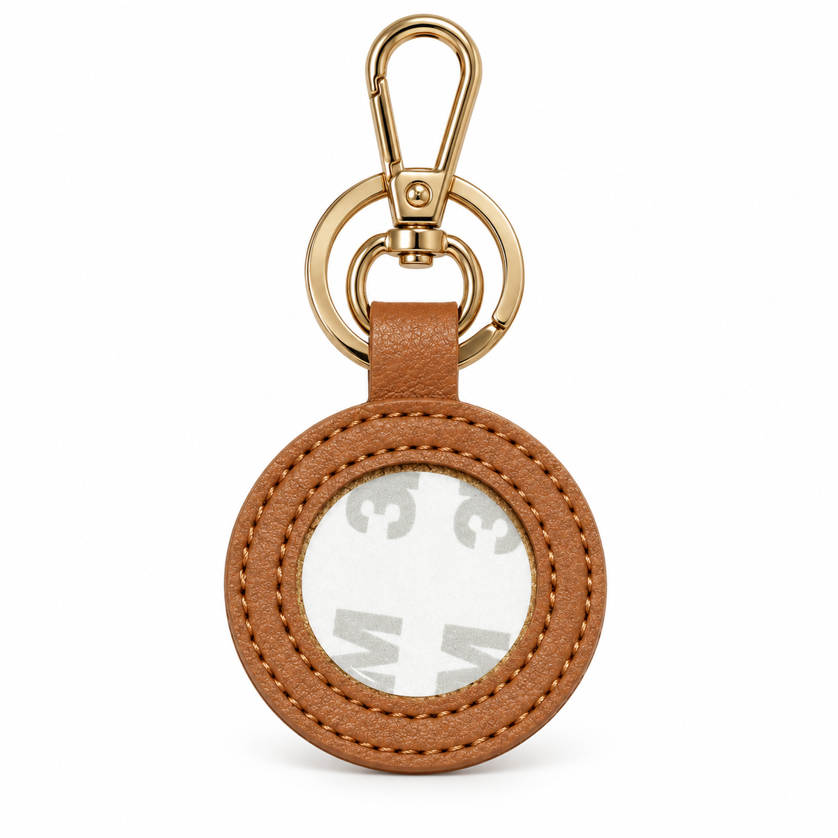 Self-Finishing Leather Needlepoint Keychain