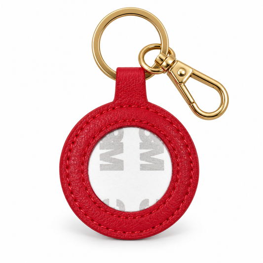 Self-Finishing Leather Needlepoint Keychain