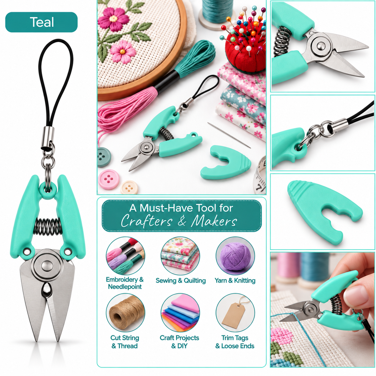 ✂️ Mini Pocket Thread Scissors