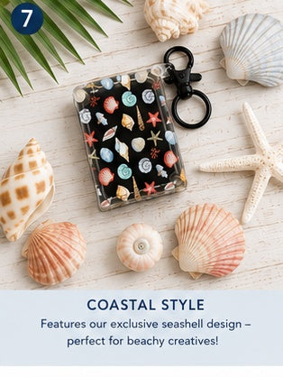 Coastal Stitch Stash Keychain- Magnetic Needle & Tool Case