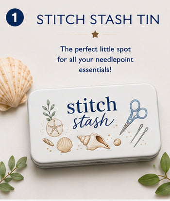 Stitch Stash Tin | Needlepoint Essentials Storage Tin