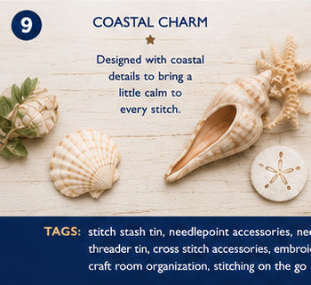 Stitch Stash Tin | Needlepoint Essentials Storage Tin