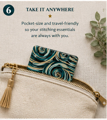 Stitch Stash Tin – Needlepoint Notions & Needle Storage