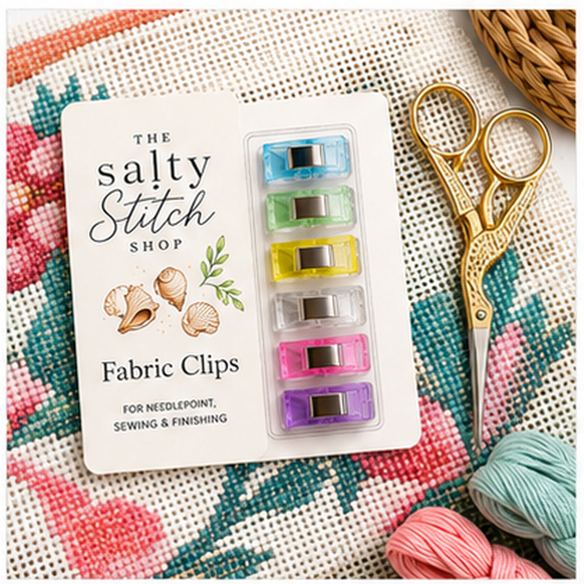 Fabric Clips - Set of 6