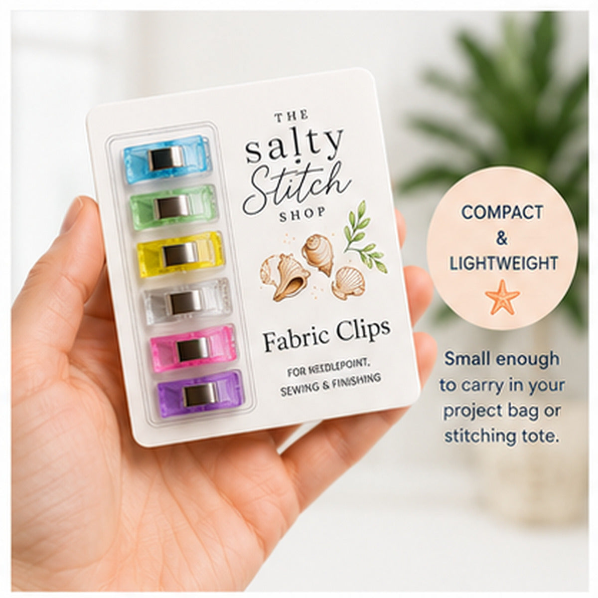 Fabric Clips - Set of 6
