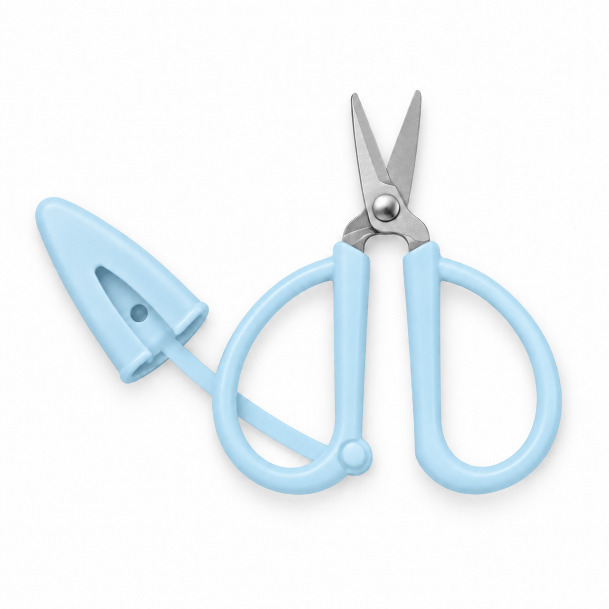 Mini Silicone Scissors with Protective Cover
