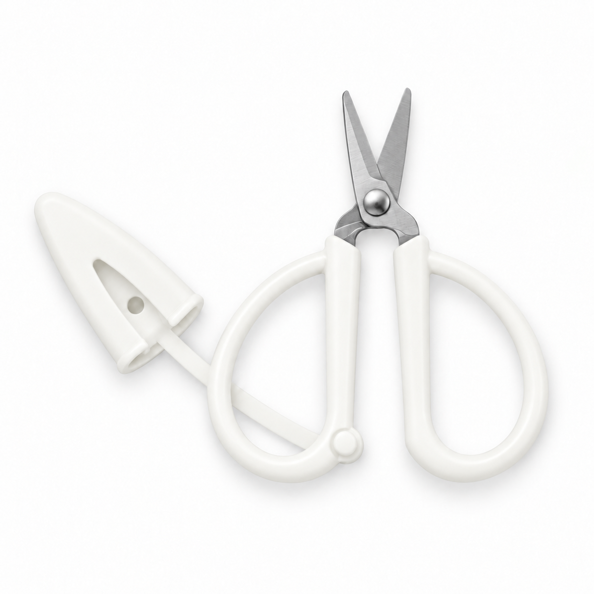 Mini Silicone Scissors with Protective Cover