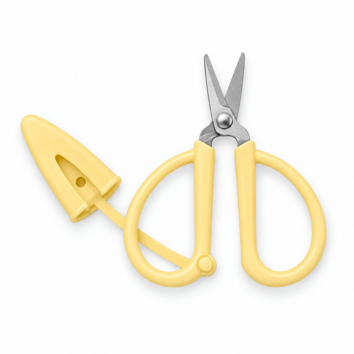 Mini Silicone Scissors with Protective Cover