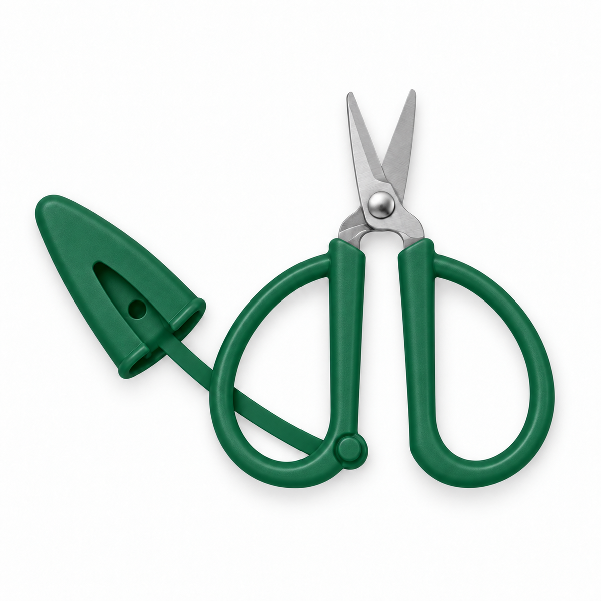 Mini Silicone Scissors with Protective Cover