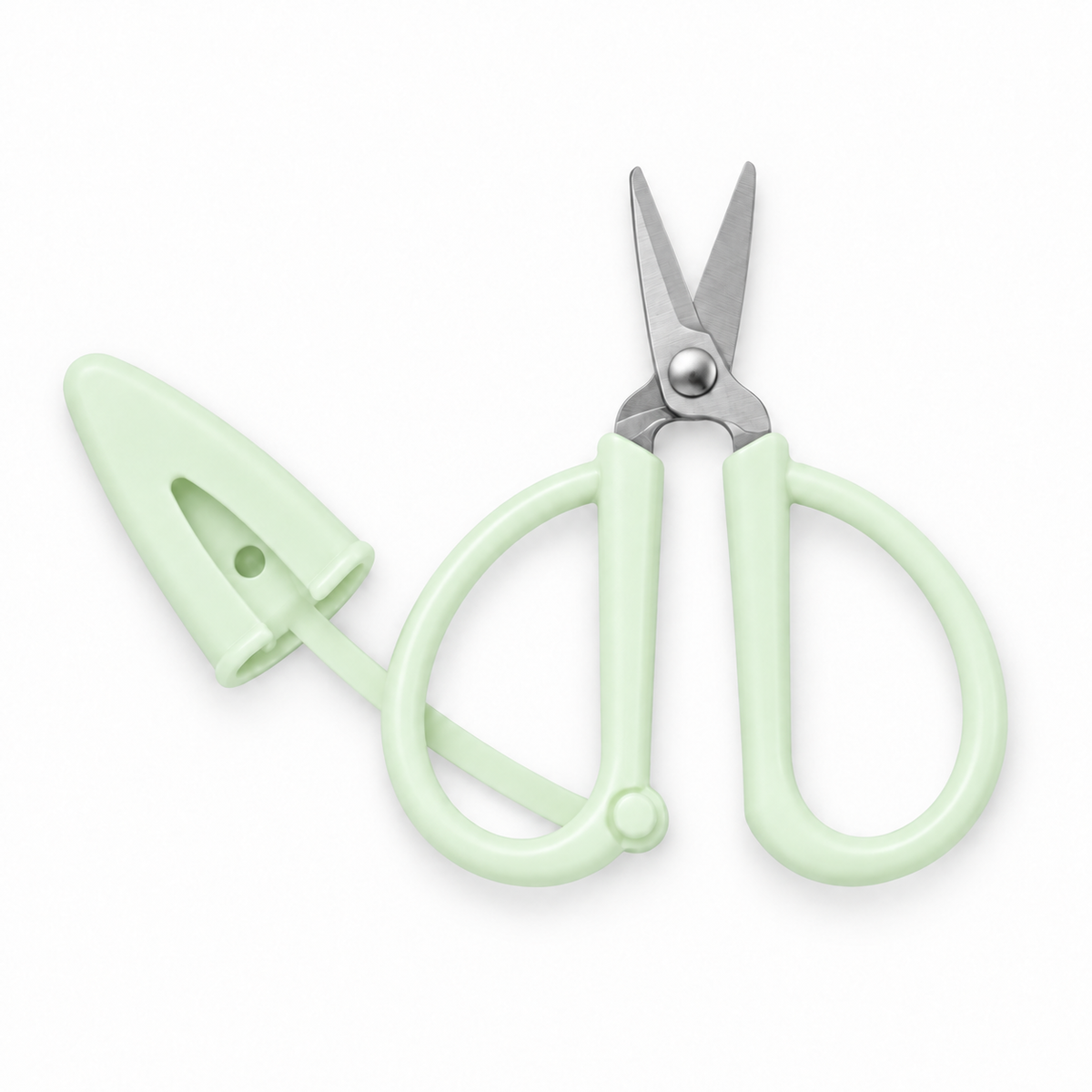 Mini Silicone Scissors with Protective Cover