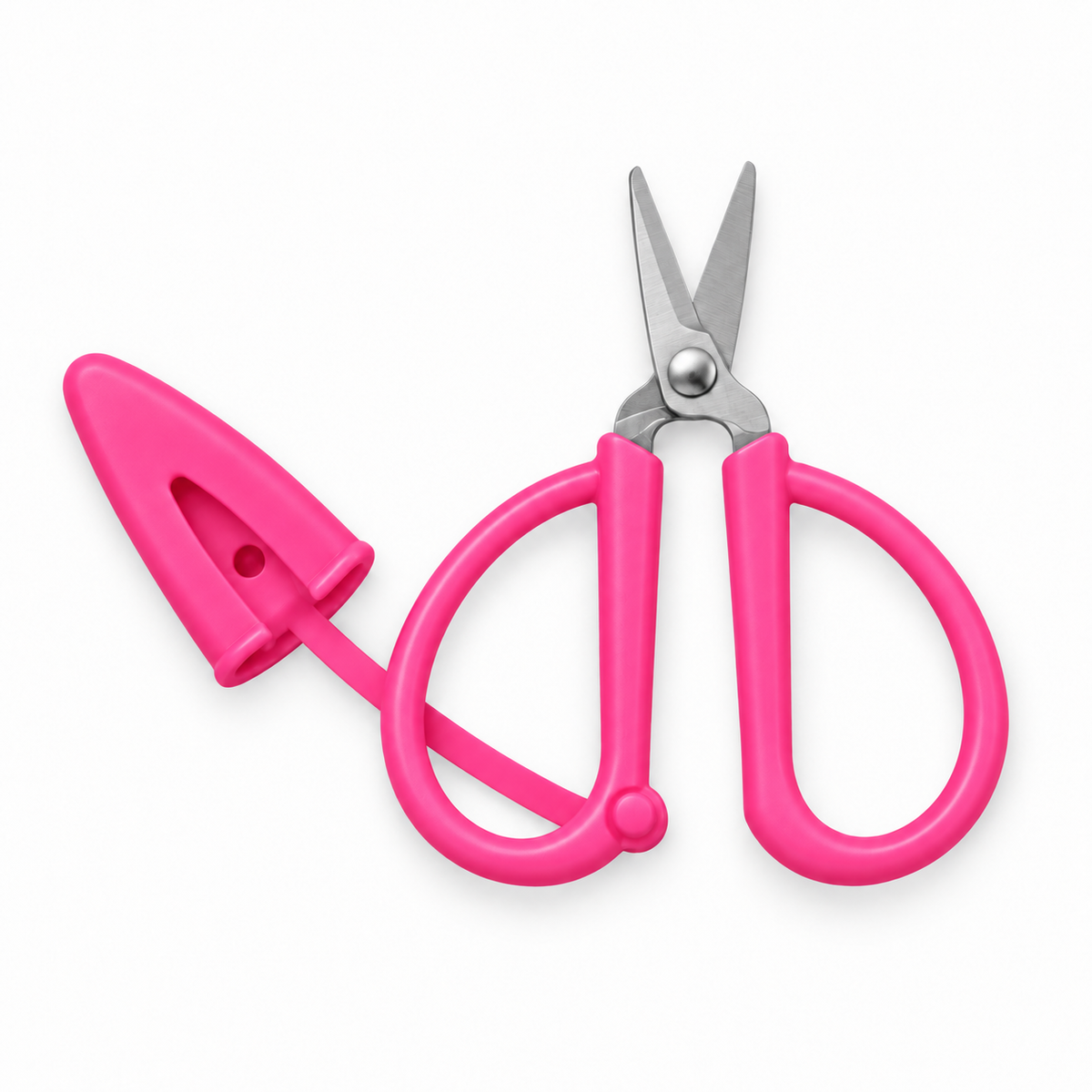 Mini Silicone Scissors with Protective Cover