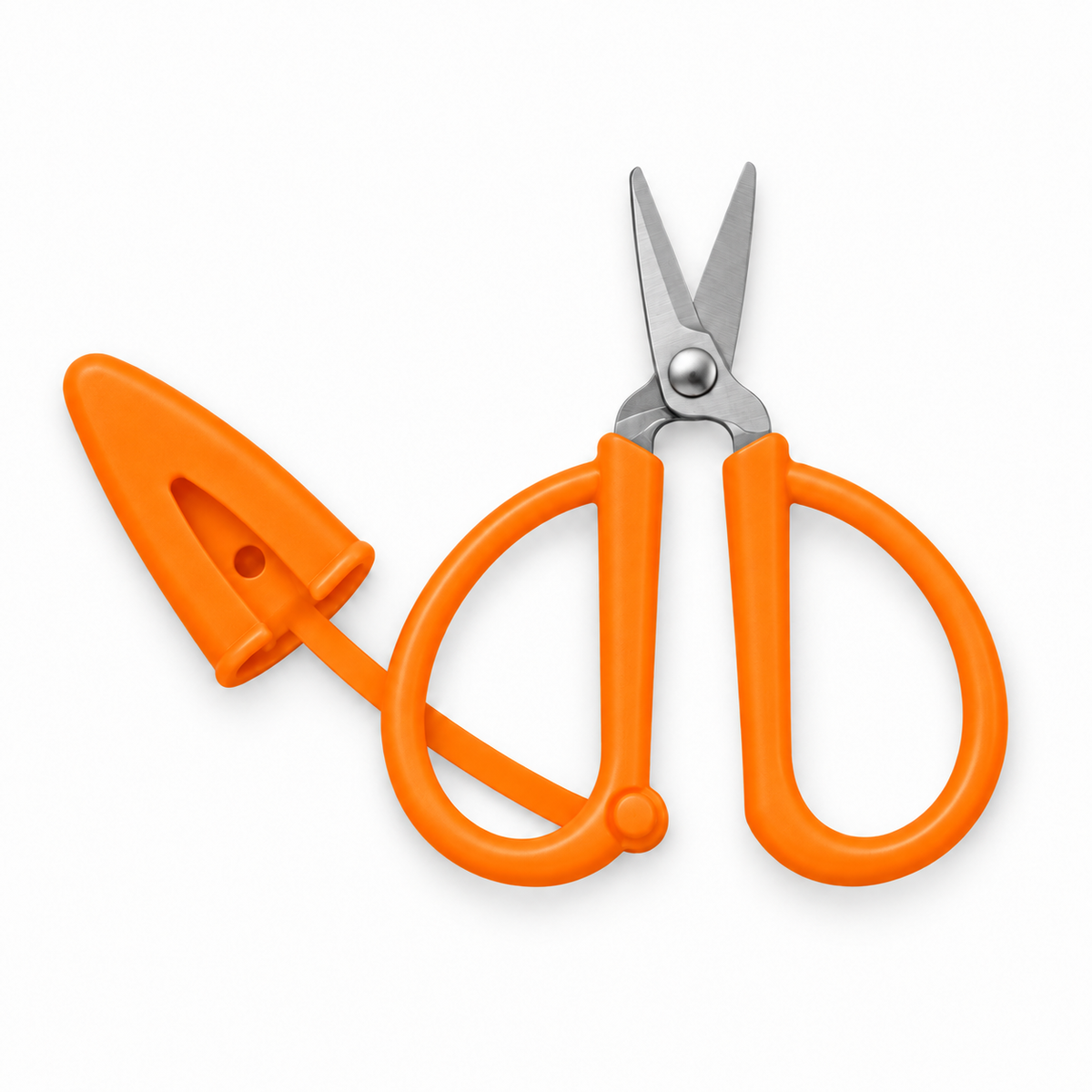 Mini Silicone Scissors with Protective Cover