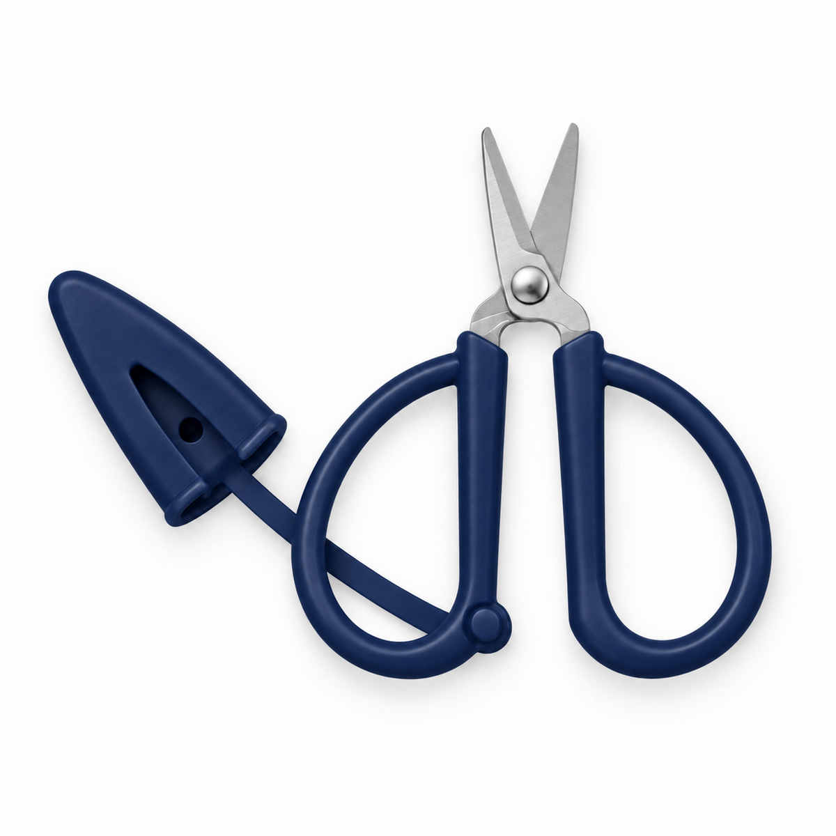 Mini Silicone Scissors with Protective Cover