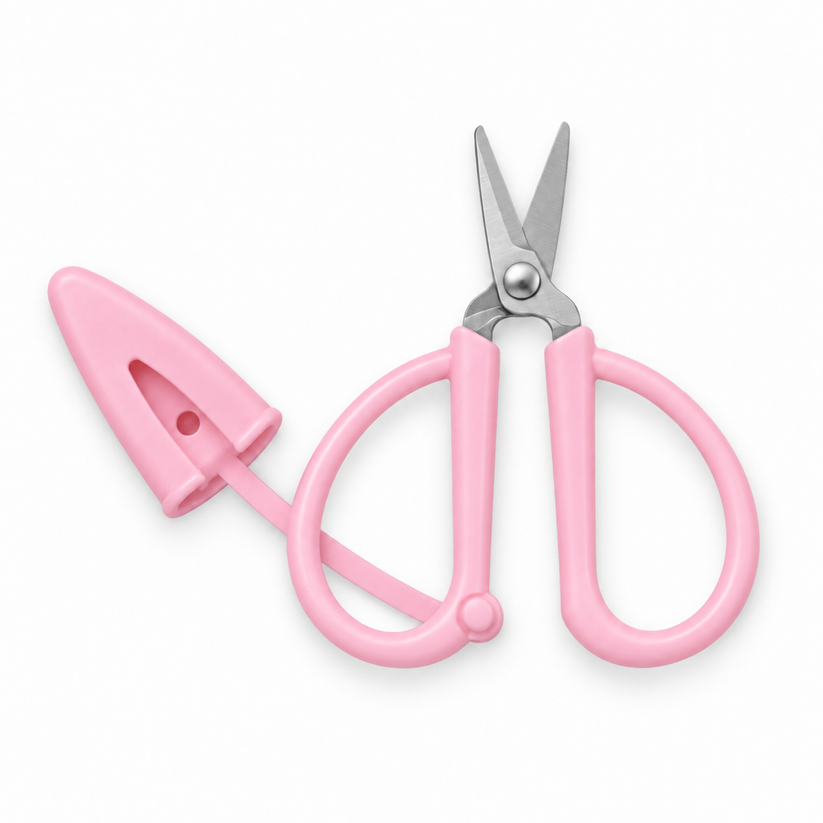 Mini Silicone Scissors with Protective Cover