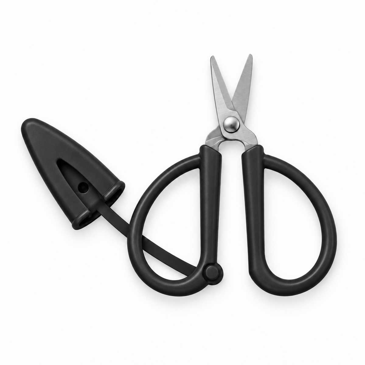 Mini Silicone Scissors with Protective Cover